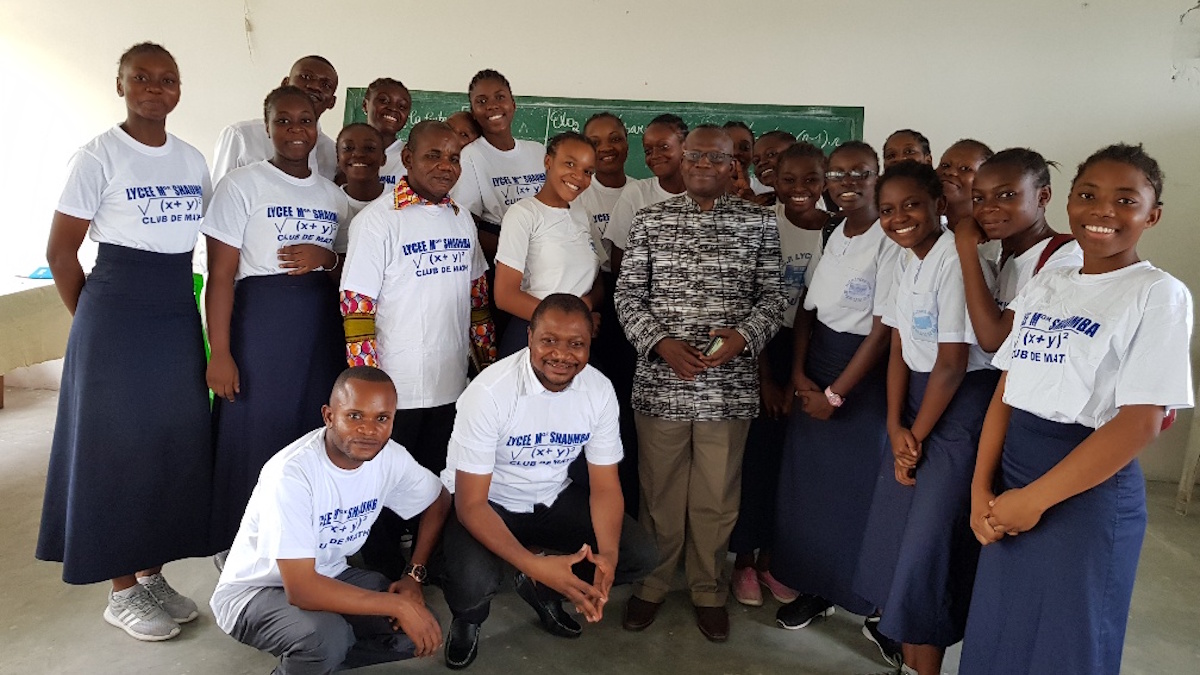 Les Animatheuses, club de mathématiques à Kinshasa, en République démocratique du Congo